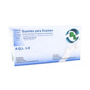 Guantes látex no estéril