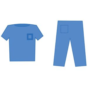 Paquete filipina, pantalón