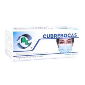 Cubrebocas quirúrgico tricapa